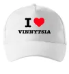 Кепка I love Vinnytsia Белый фото