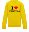 Детский Свитшот I love Vinnytsia Солнечно желтый фото