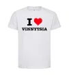 Детская футболка I love Vinnytsia Белый фото