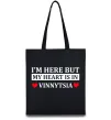 Эко-сумка My heart in Vinnytsia Черный Эко-сумка My heart in Vinnytsia Черный фото