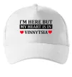 Кепка My heart in Vinnytsia Белый фото