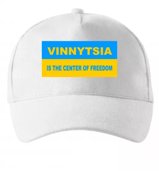 Кепка Vinnytsia center of freedom Белый фото