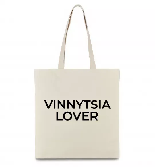 Еко-сумка Vinnytsia lover Бежевий фото