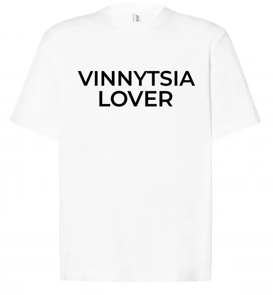 Футболка Оверсайз Vinnytsia lover Белый фото