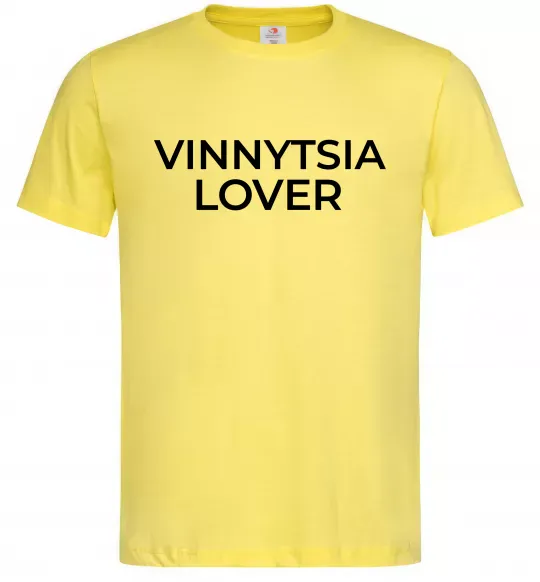 Мужская футболка Vinnytsia lover Лимонный фото