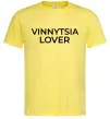 Мужская футболка Vinnytsia lover Лимонный фото
