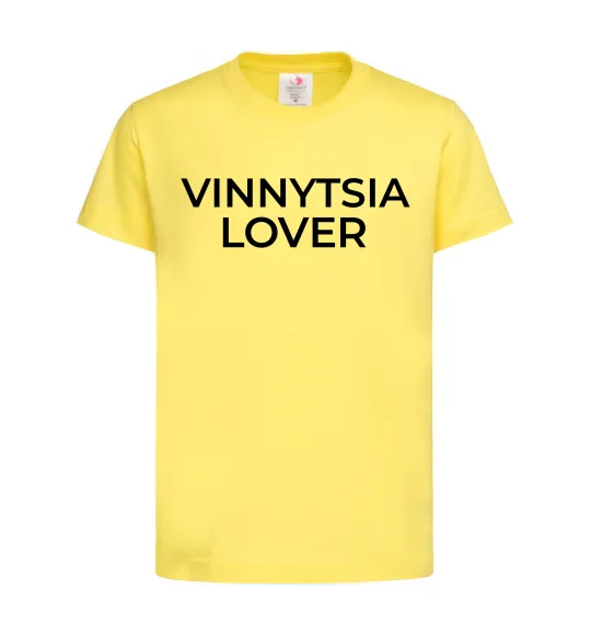 Дитяча футболка Vinnytsia lover Лимонний фото