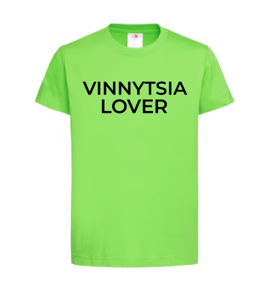 Дитяча футболка Vinnytsia lover Лаймовий фото