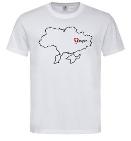 Чоловіча футболка Дніпро карта