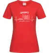 Жіноча футболка Дніпро моє рідне місто Червоний Жіноча футболка Дніпро моє рідне місто Червоний фото