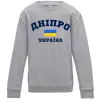 Детский Свитшот Дніпро Україна Серый меланж фото