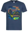 Чоловіча футболка Дніпро райони Темно-синій фото