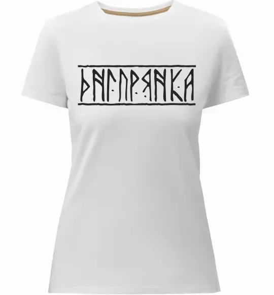 Жіноча преміум футболка Дніпрянка Білий фото