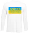 Лонгслив Dnipro center of freedom Белый фото