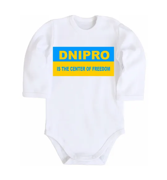 Детский боди Dnipro center of freedom Белый фото