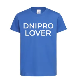 Дитяча футболка Dnipro lover Яскраво-синій фото