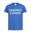 Дитяча футболка Dnipro lover Яскраво-синій фото