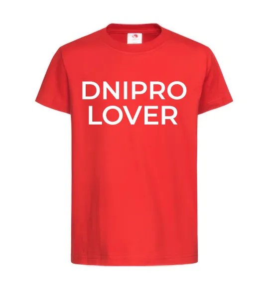 Дитяча футболка Dnipro lover Червоний фото