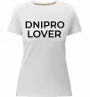 Женская премиум футболка Dnipro lover Белый фото