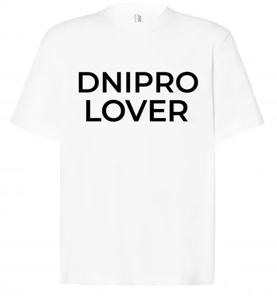 Футболка Оверсайз Dnipro lover Белый фото