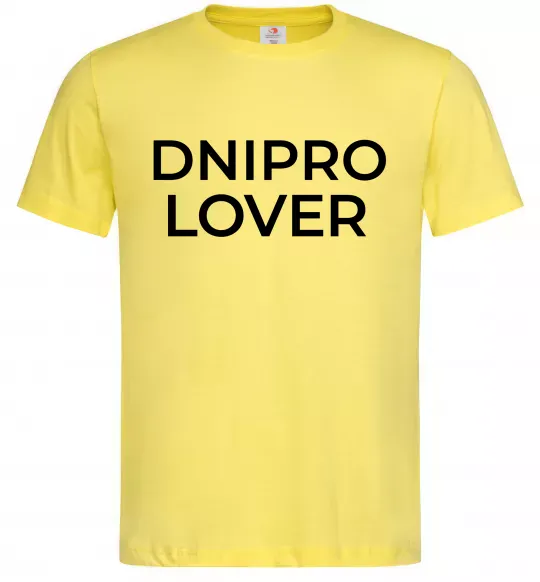 Мужская футболка Dnipro lover Лимонный фото