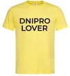 Мужская футболка Dnipro lover Лимонный фото