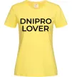 Женская футболка Dnipro lover Лимонный фото