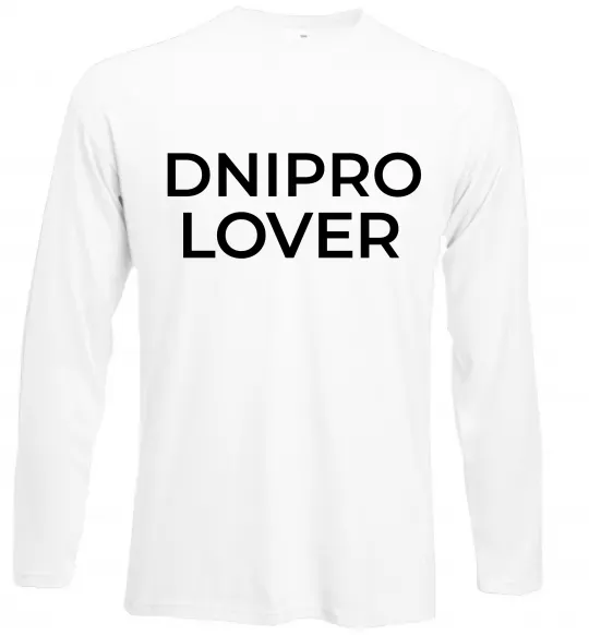 Лонгслив Dnipro lover Белый фото