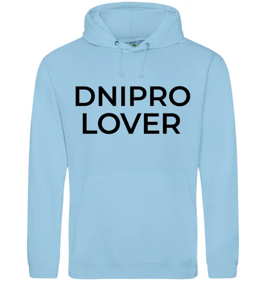 Чоловіча толстовка (худі) Dnipro lover Блакитний фото