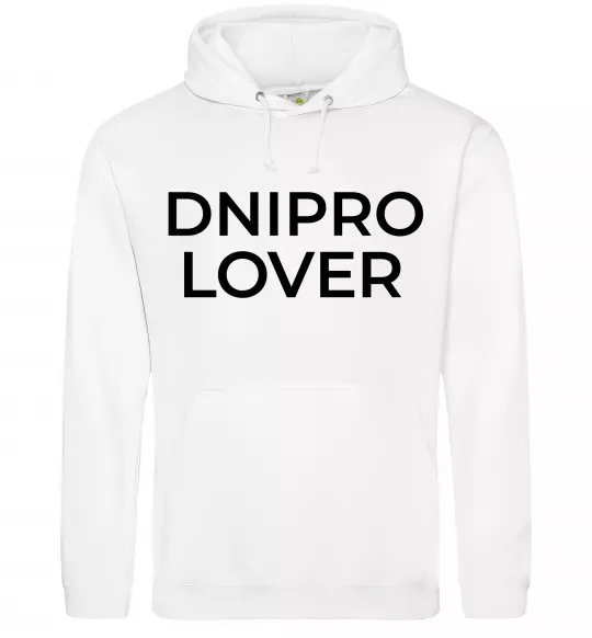 Жіноча толстовка (худі) Dnipro lover Білий фото