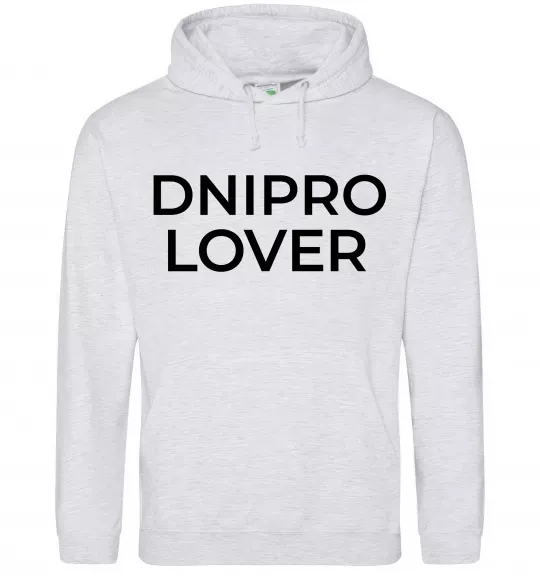 Жіноча толстовка (худі) Dnipro lover Сірий меланж фото