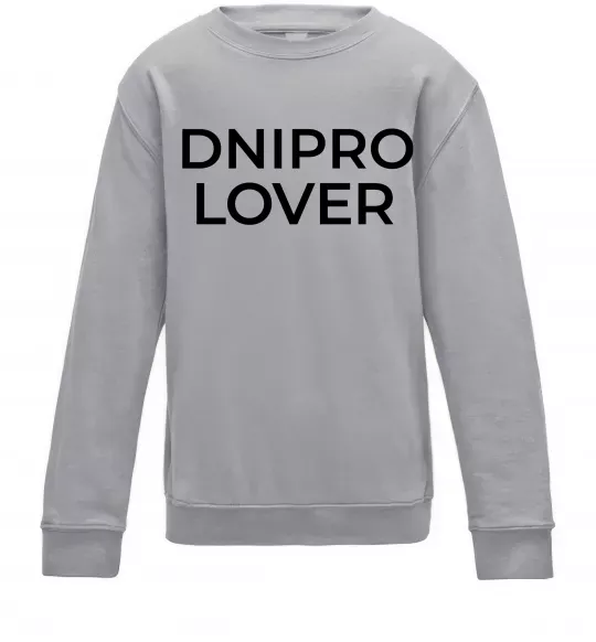 Дитячий світшот Dnipro lover Сірий меланж фото