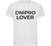 Дитяча футболка Dnipro lover Білий фото