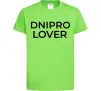 Дитяча футболка Dnipro lover Лаймовий фото