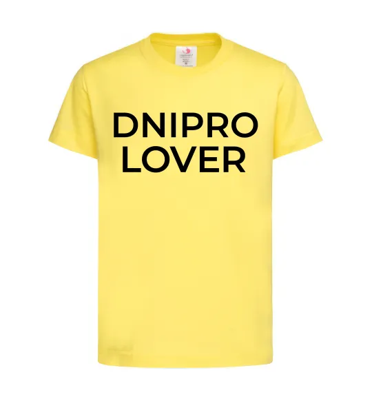 Дитяча футболка Dnipro lover Лимонний фото