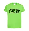 Дитяча футболка Dnipro lover Лаймовий фото