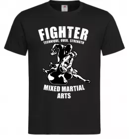 Чоловіча футболка MMA fighter, розмір - М Чорний фото