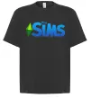 Футболка Оверсайз The Sims logo Чорний фото