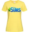 Женская футболка The Sims logo Лимонный фото