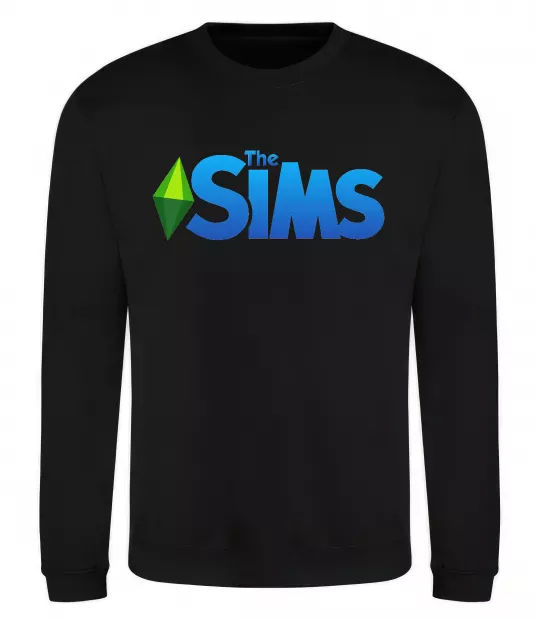 Свитшот The Sims logo Черный фото