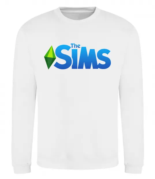 Свитшот The Sims logo Белый фото