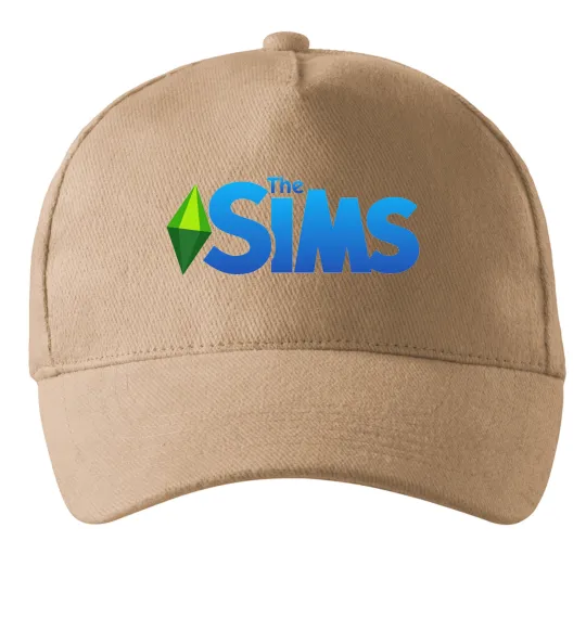 Кепка The Sims logo Пісочний фото