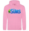 Жіноча толстовка (худі) The Sims logo Рожевий фото