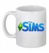 Чашка керамическая The Sims logo Белый фото