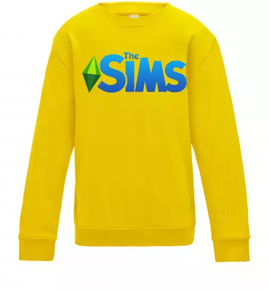 Дитячий світшот The Sims logo Сонячно жовтий фото