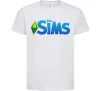 Детская футболка The Sims logo Белый фото