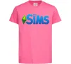 Детская футболка The Sims logo Ярко-розовый фото