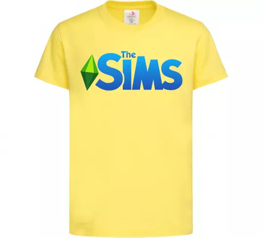 Детская футболка The Sims logo Лимонный фото