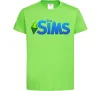 Детская футболка The Sims logo Лаймовый фото
