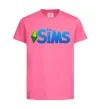 Дитяча футболка The Sims logo Яскраво-рожевий фото